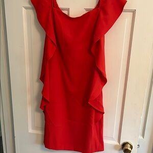 ANTONIO MELANI Vibrant Orange Dress sz 2